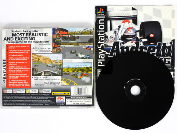Andretti Racing (Playstation / PS1) - RetroMTL