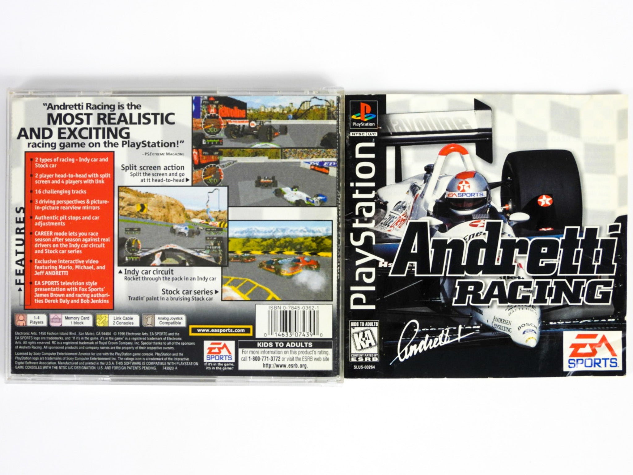 Andretti Racing (Playstation / PS1) - RetroMTL