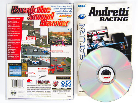 Andretti Racing (Sega Saturn) - RetroMTL