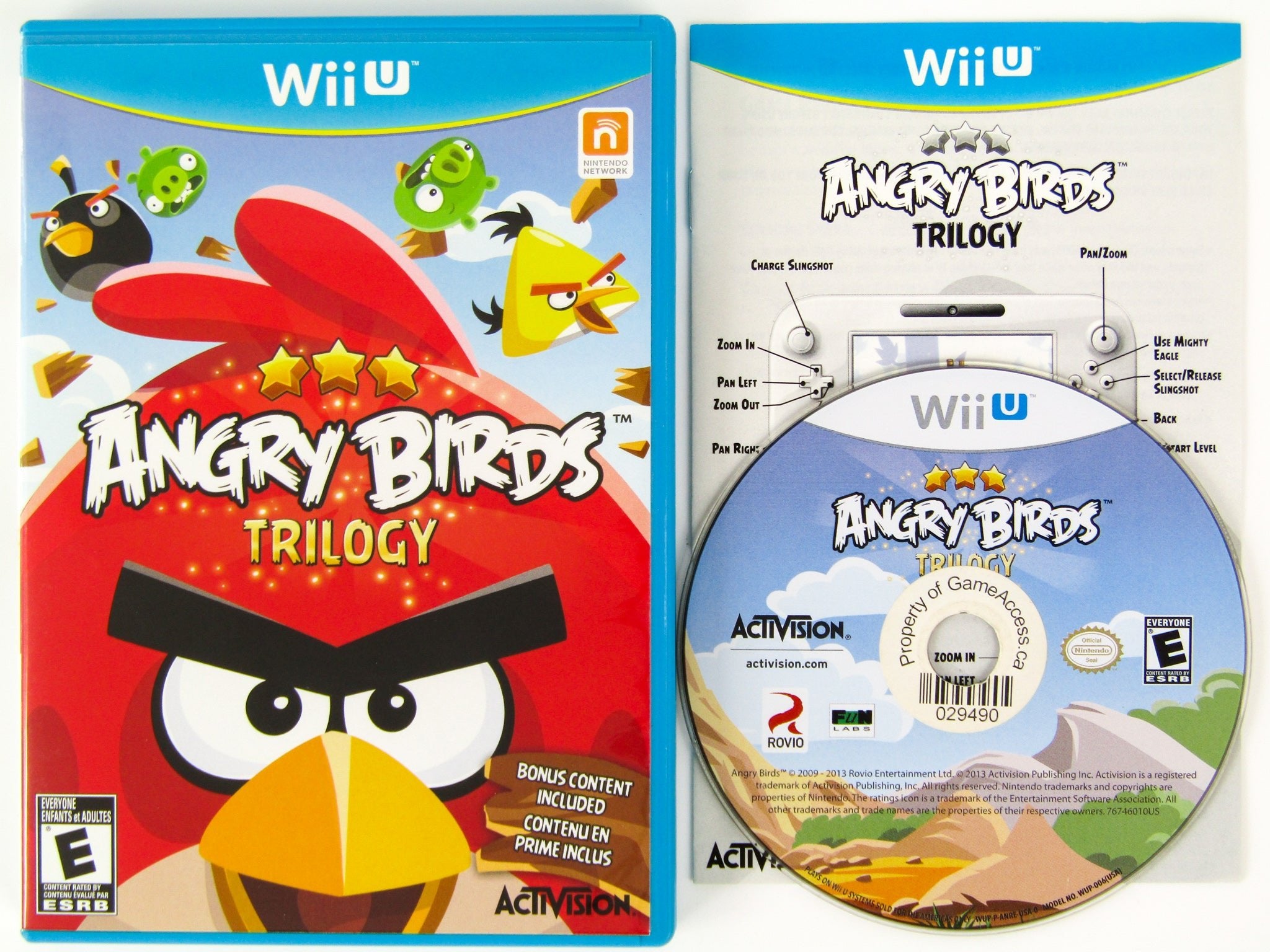 Angry Birds Trilogy (Nintendo Wii U) - RetroMTL