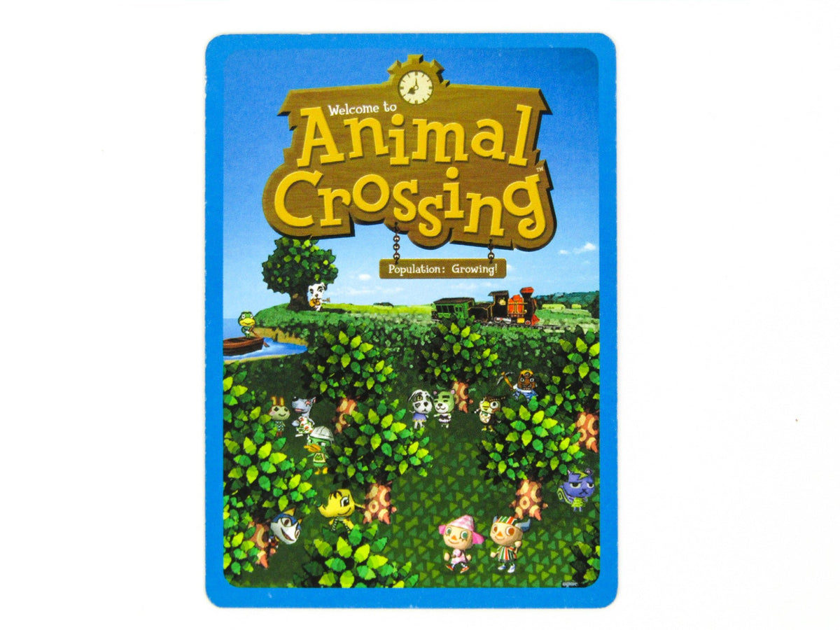 Animalcrossing Ereader Animal Crossing E-Reader Promo Card (Nintendo Game Boy Advance / GBA ...