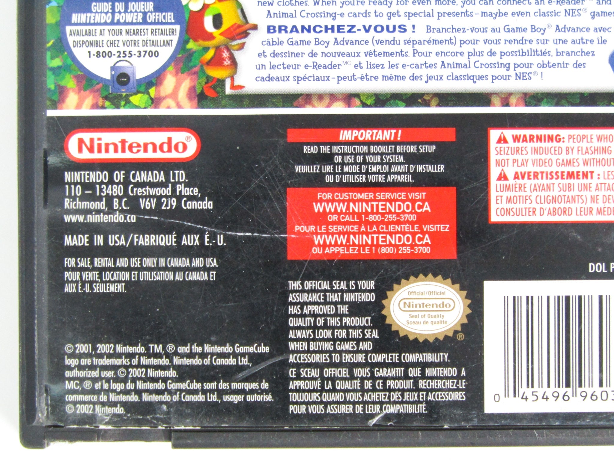 Animal Crossing (Nintendo Gamecube) - RetroMTL