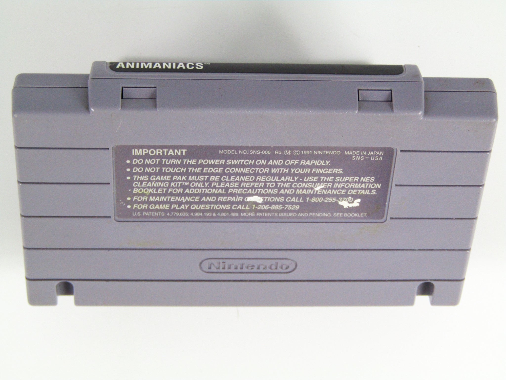 Animaniacs (Super Nintendo / SNES) - RetroMTL