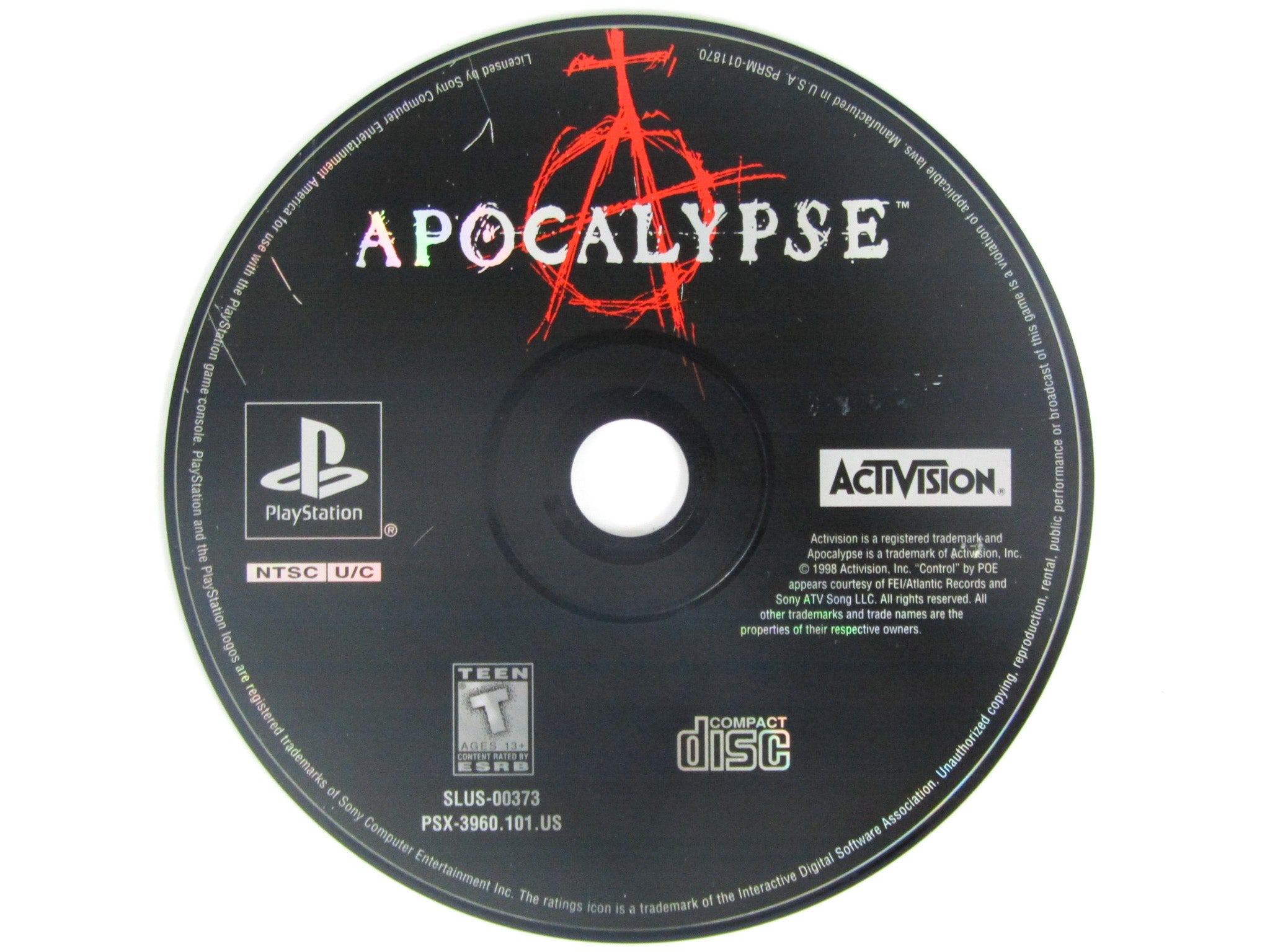 Apocalypse (Playstation / PS1) - RetroMTL