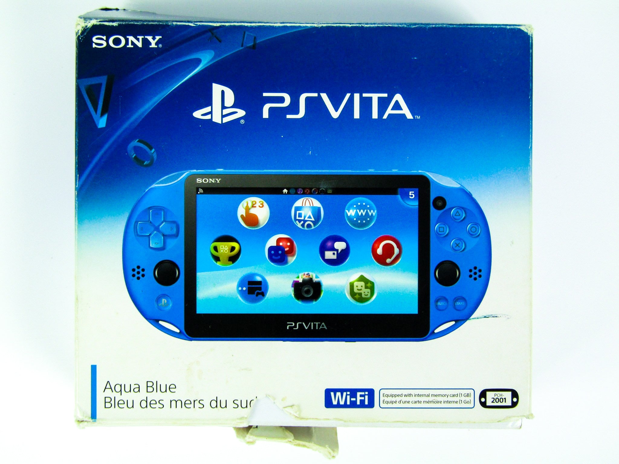 Aqua Blue Playstation Vita Slim System [PCH-2001] (Playstation 