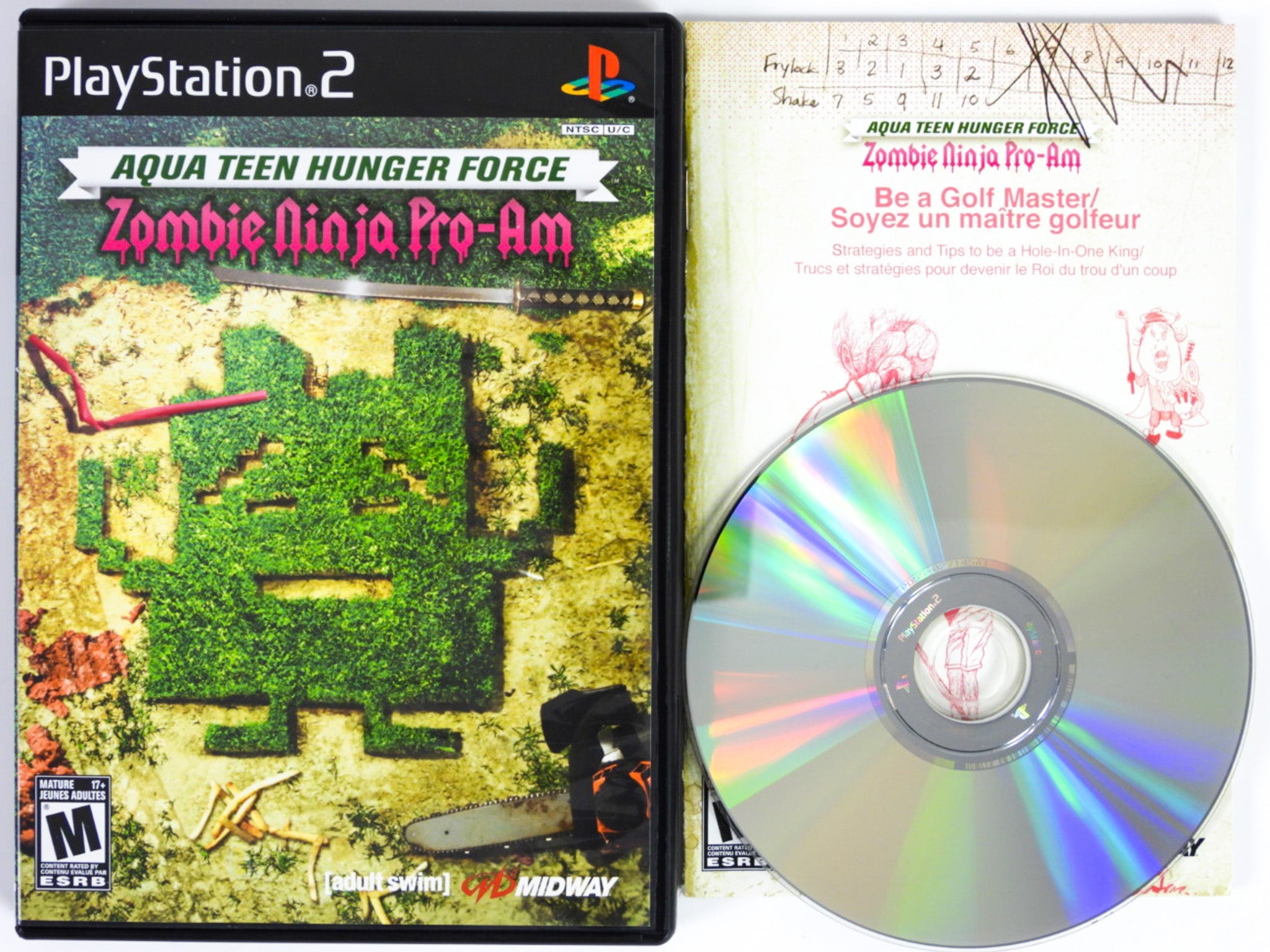 Aqua Teen Hunger Force Zombie Ninja Pro-Am (Playstation 2 / PS2) - RetroMTL