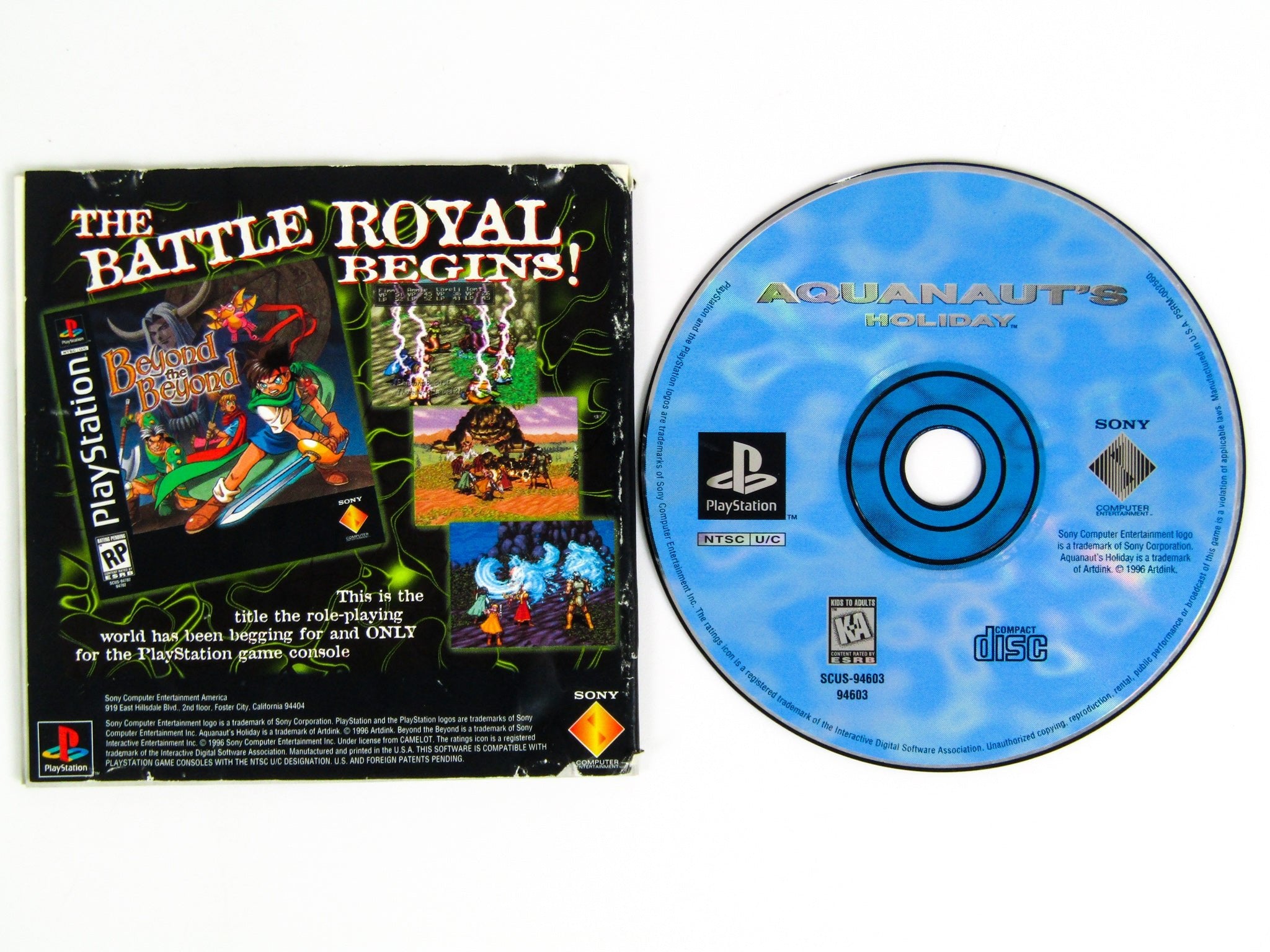 Aquanaut's Holiday (Playstation / PS1) - RetroMTL