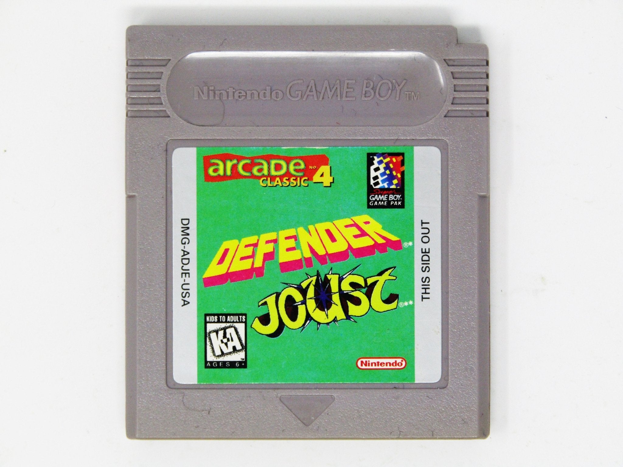 Arcade Classic 4: Defender And Joust (Game Boy) - RetroMTL