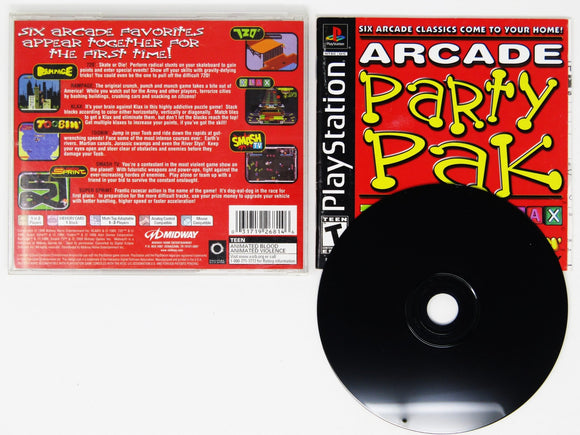 Arcade Party Pak (Playstation / PS1) - RetroMTL