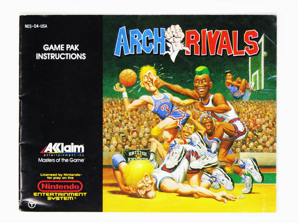 Arch Rivals [Manual] (Nintendo / NES) - RetroMTL
