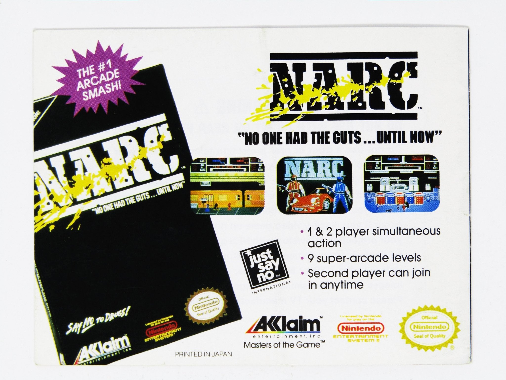 Arch Rivals [Manual] (Nintendo / NES) - RetroMTL