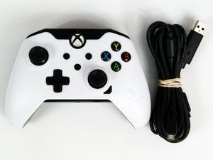 Arctic White Xbox One Wired Controller [PDP] (Xbox One / PC) - RetroMTL