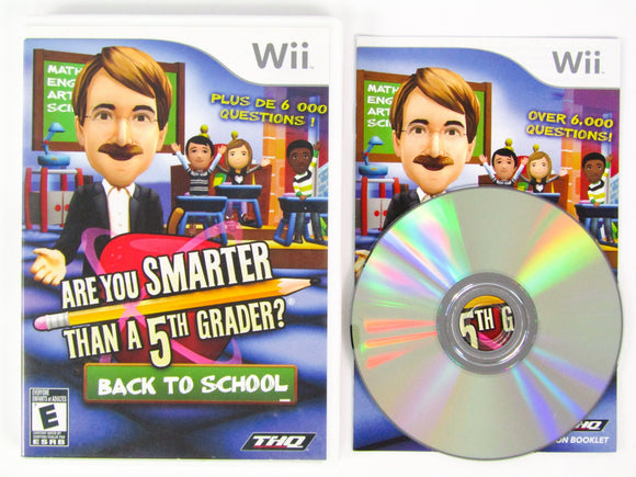 Are You Smarter Than A 5th Grader? Back To School (Nintendo Wii) - RetroMTL