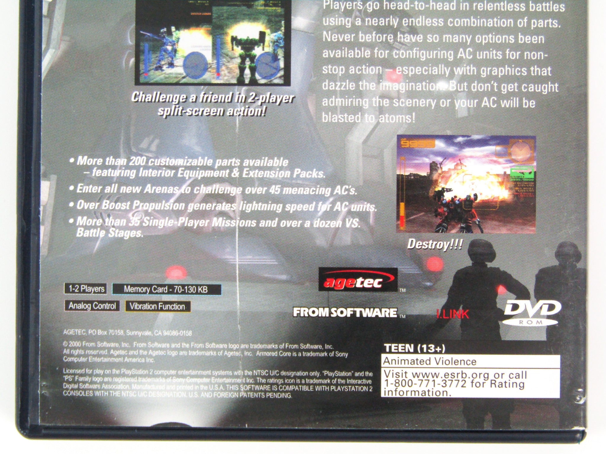 Armored Core 2 (Playstation 2 / PS2) - RetroMTL