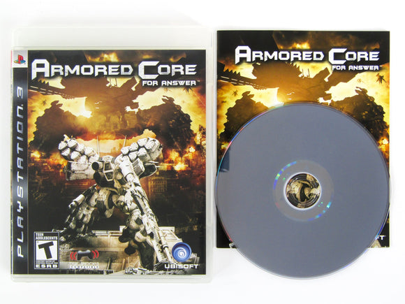 Armored Core For Answer (Playstation 3 / PS3) - RetroMTL