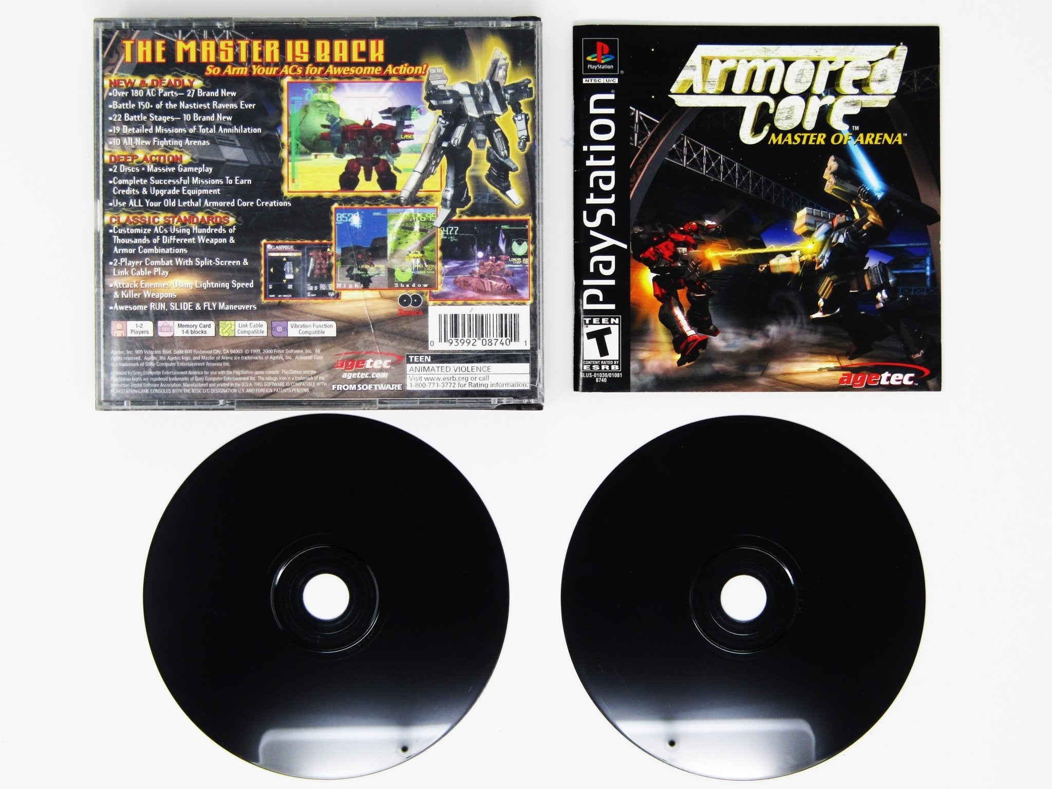 Armored Core Master of Arena (Playstation / PS1) - RetroMTL