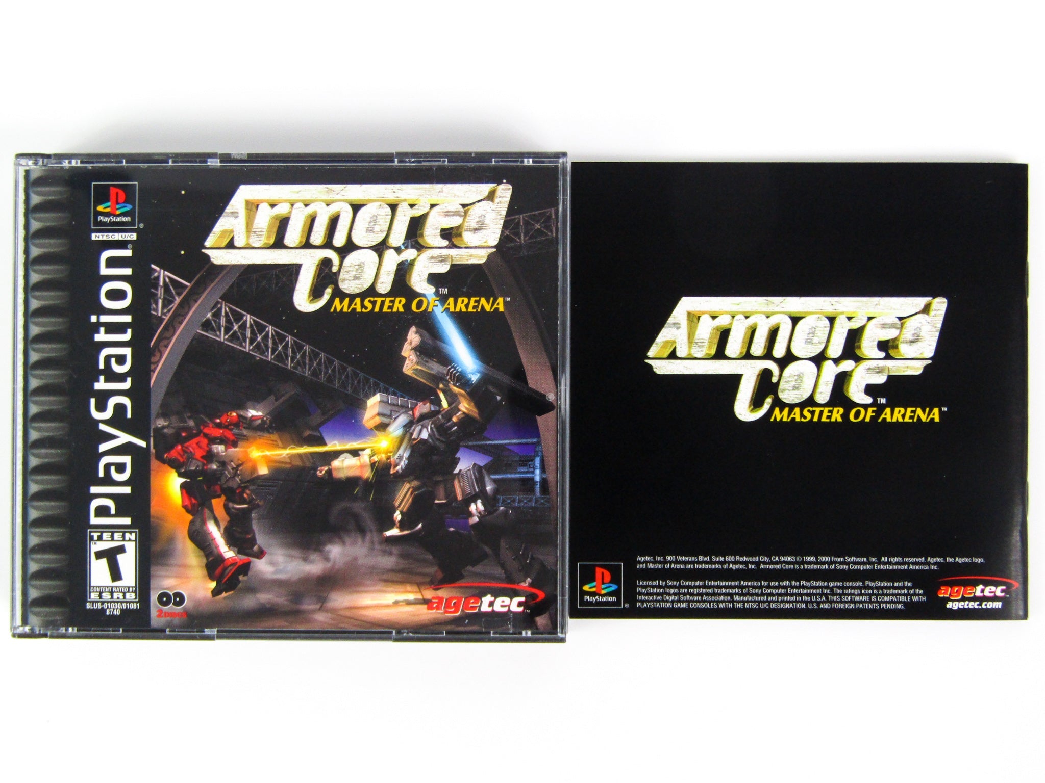 Armored Core Master of Arena (Playstation / PS1) - RetroMTL