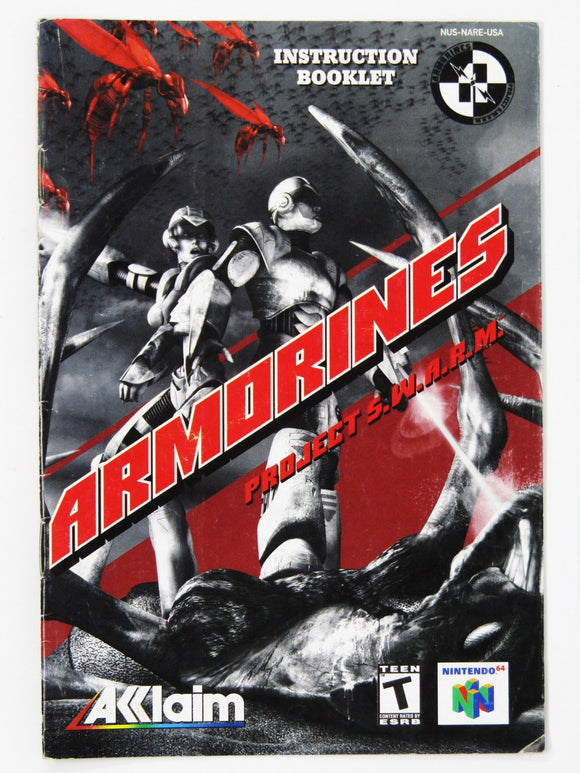 Armorines Project SWARM [Manual] (Nintendo 64 / N64) - RetroMTL