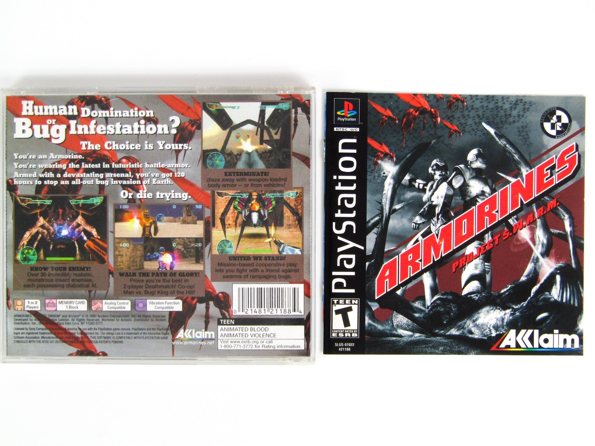 Armorines Project SWARM (Playstation / PS1) - RetroMTL