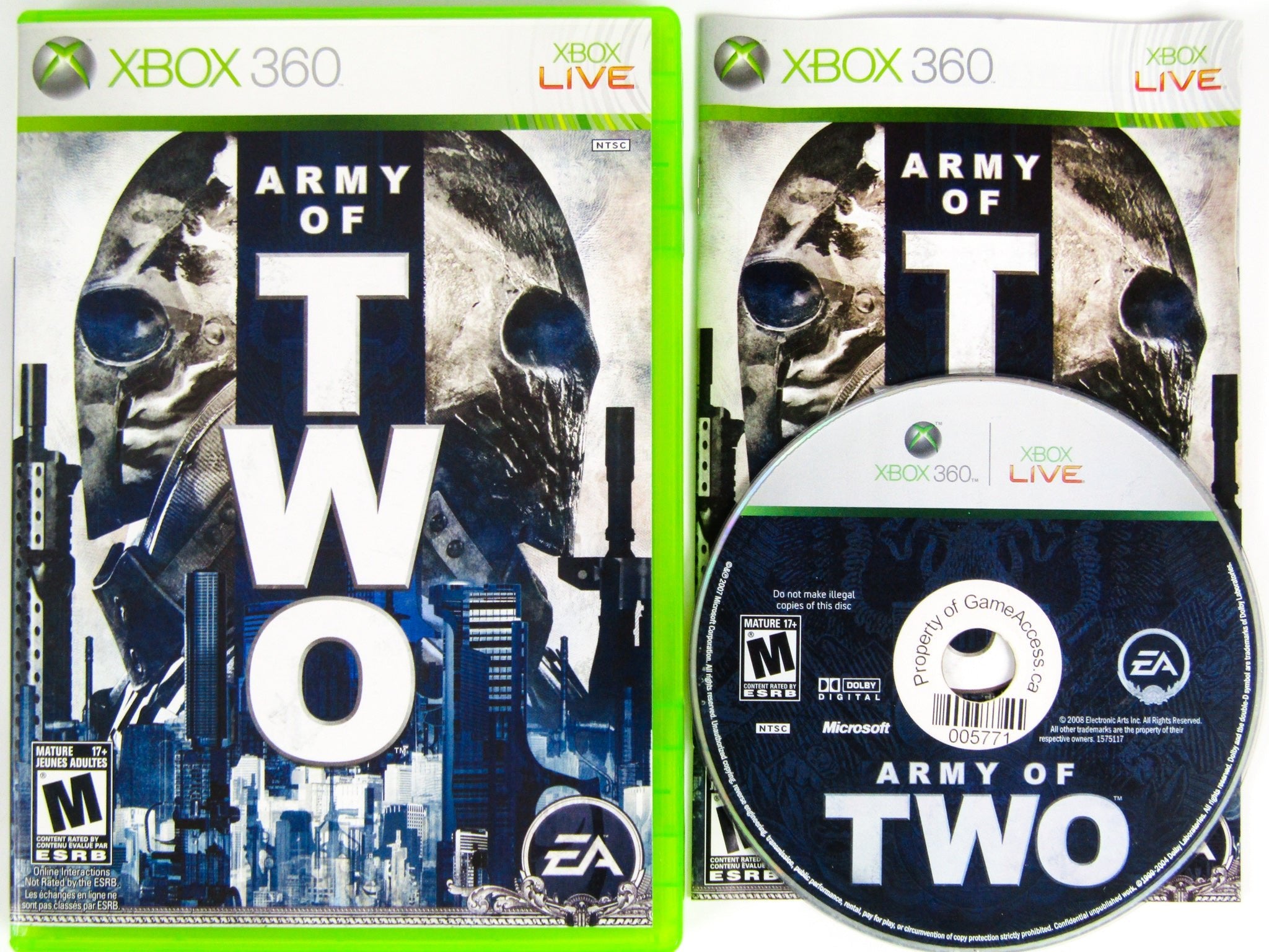 Army of Two (Xbox 360) - RetroMTL