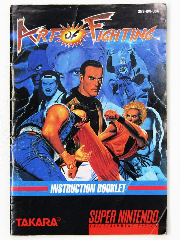 Art Of Fighting [Manual] (Super Nintendo / SNES) - RetroMTL