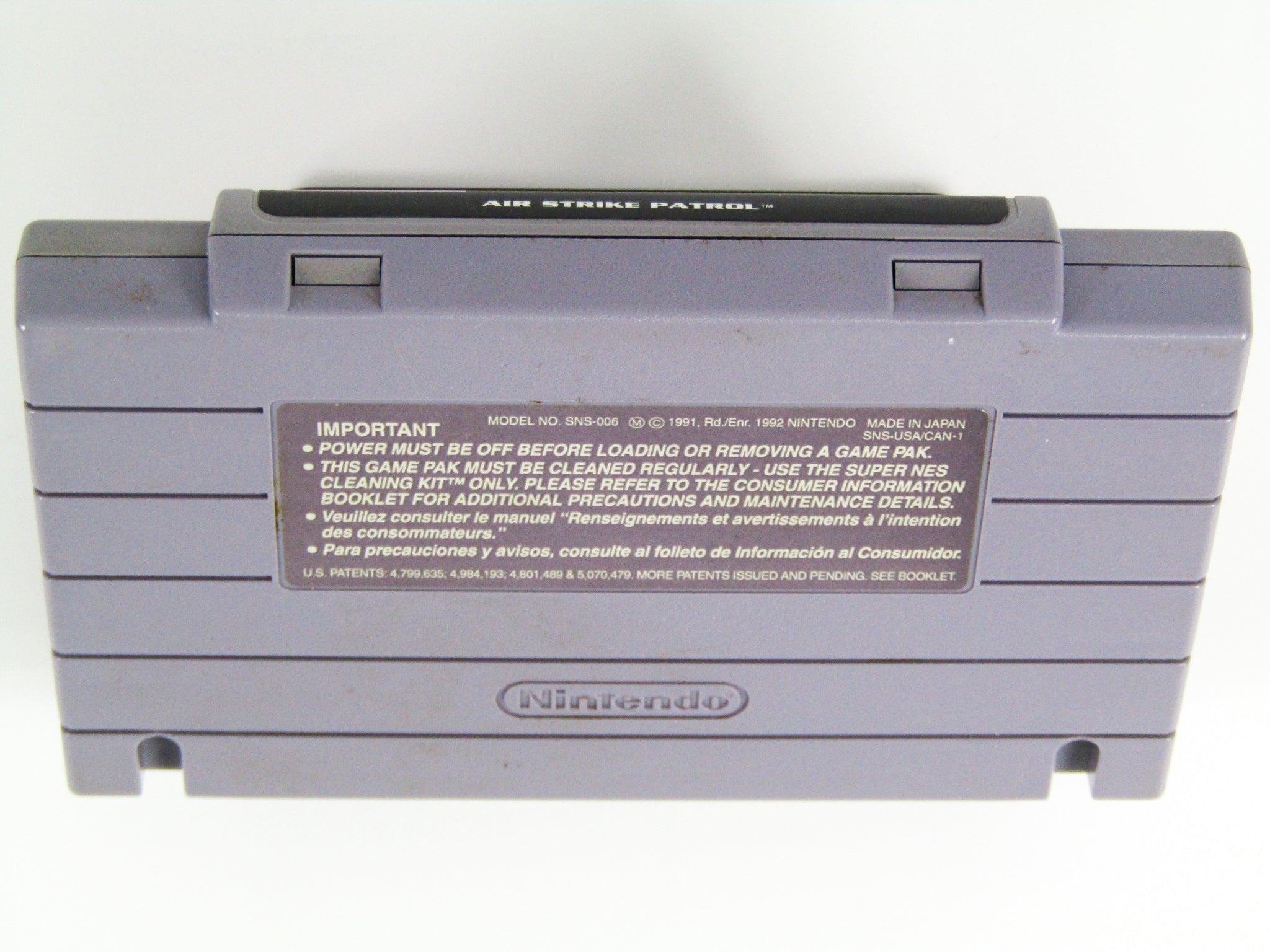 A.S.P. Air Strike Patrol (Super Nintendo / SNES) - RetroMTL