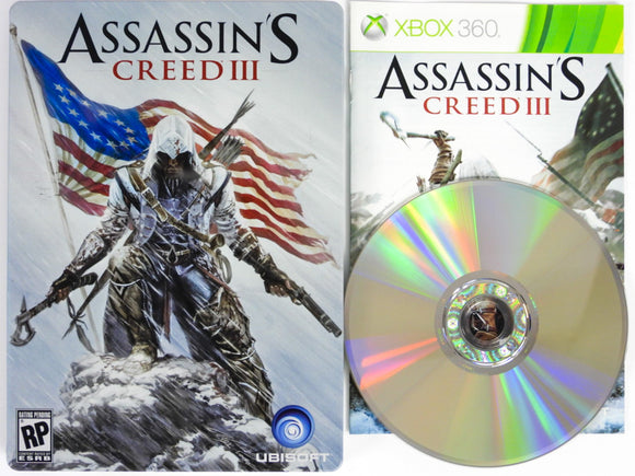 Assassin's Creed III [Steelbook Edition] (Xbox 360) - RetroMTL