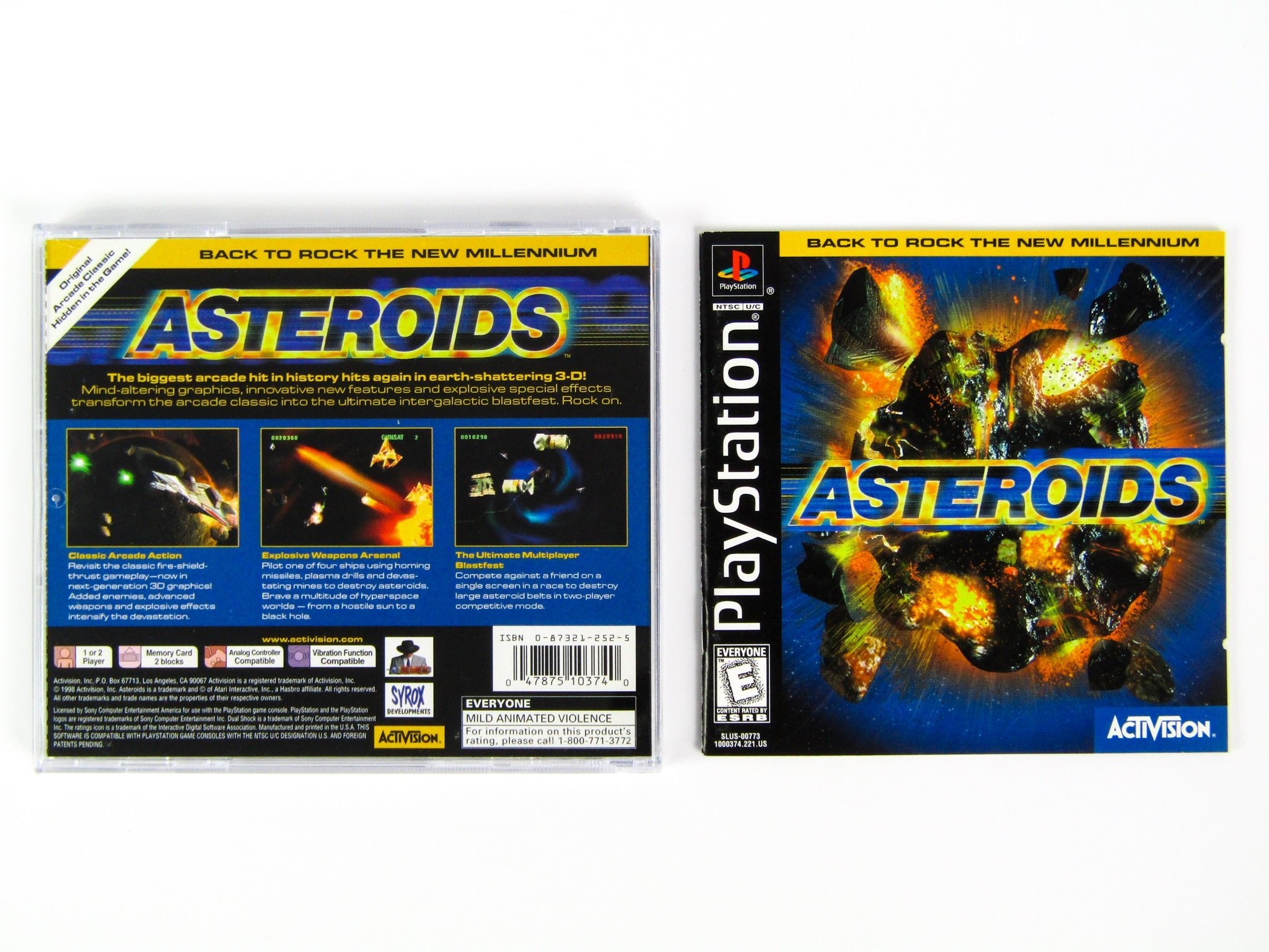 Asteroids (Playstation / PS1) - RetroMTL
