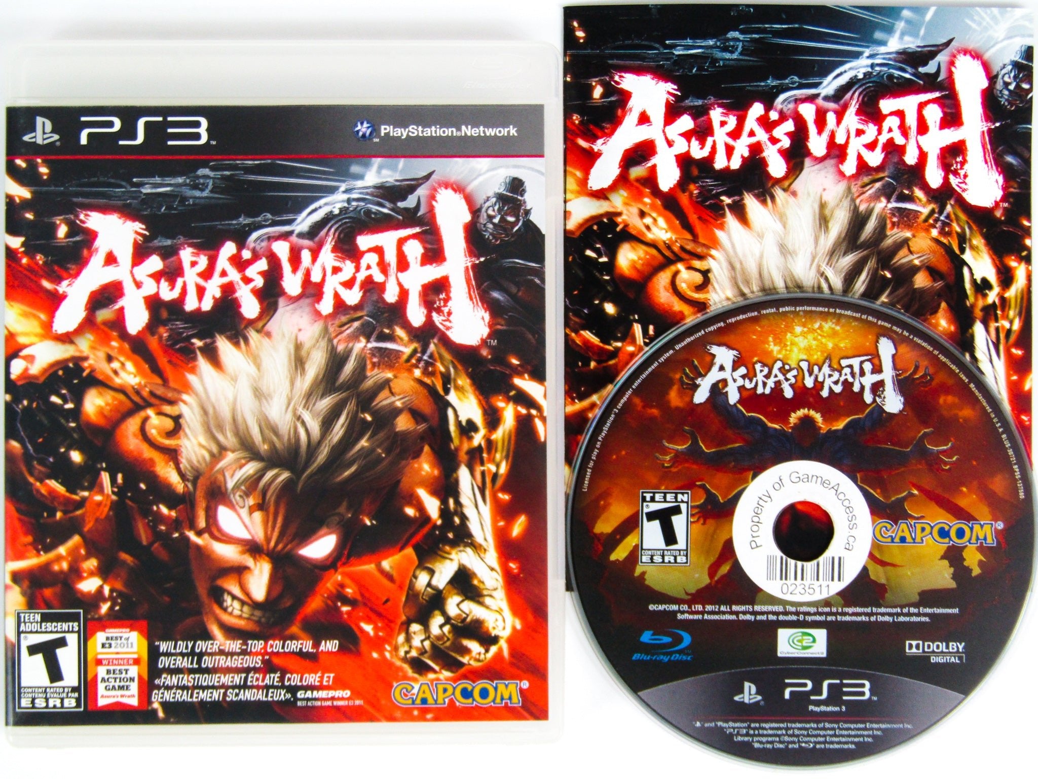 Asura's Wrath (Playstation 3 / PS3) - RetroMTL