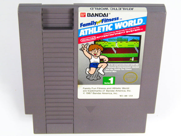 Athletic World [Family Fun Fitness] (Nintendo / NES) - RetroMTL