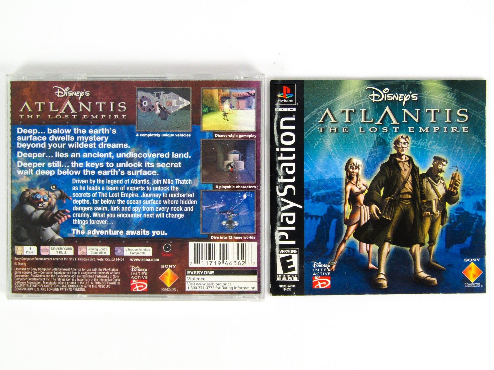 Atlantis The Lost Empire (Playstation / PS1) - RetroMTL