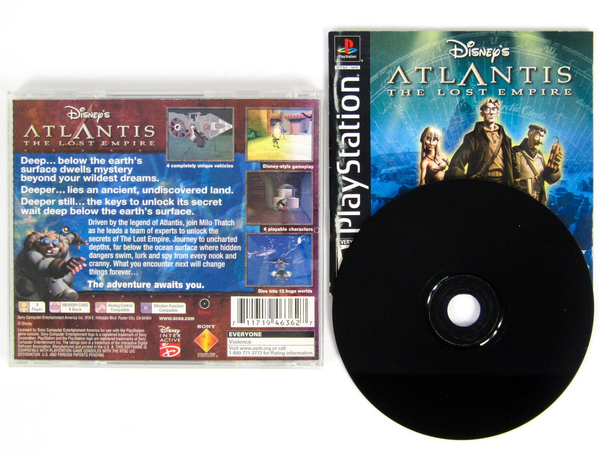 Atlantis The Lost Empire (PlayStation / PS1) – Retro MTL