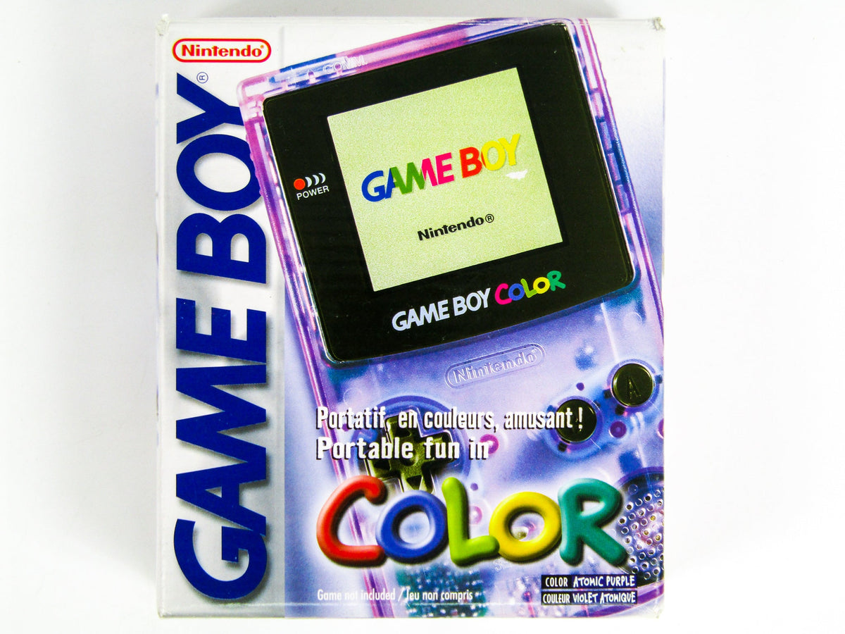 Nintendo Game Boy Color System Atomic Purple (GBC) – Retro MTL
