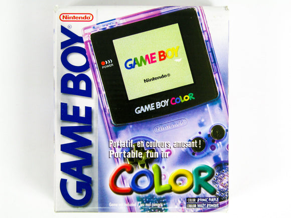 Atomic Purple Game Boy Color System [CGB-001] (Game Boy Color