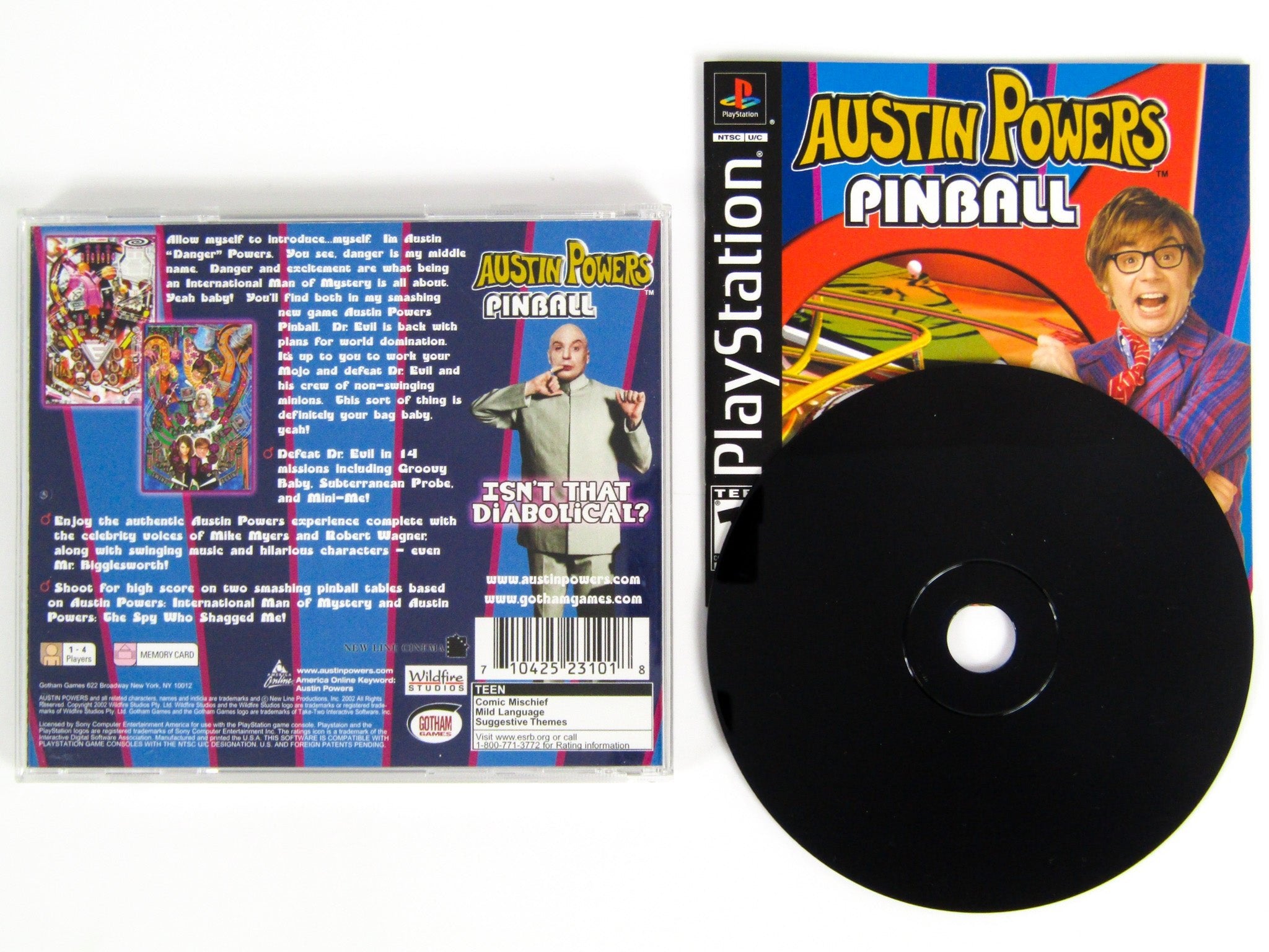 Austin powers hot sale pinball ps1