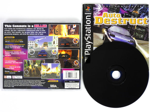 Auto Destruct (Playstation / PS1) - RetroMTL