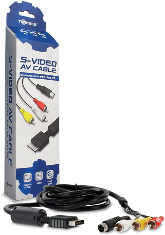 AV Cable S-Video [Tomee] (PS1 / PS2 / PS3) - RetroMTL