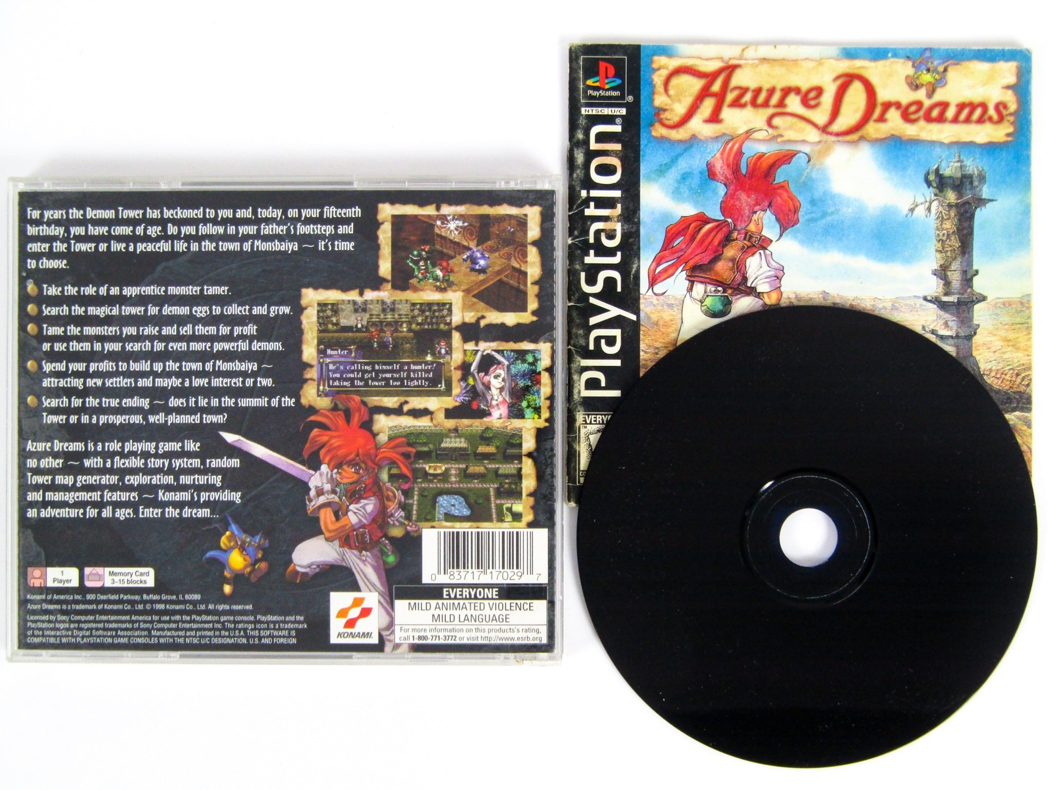 Azure Dreams (Playstation / PS1) RetroMTL