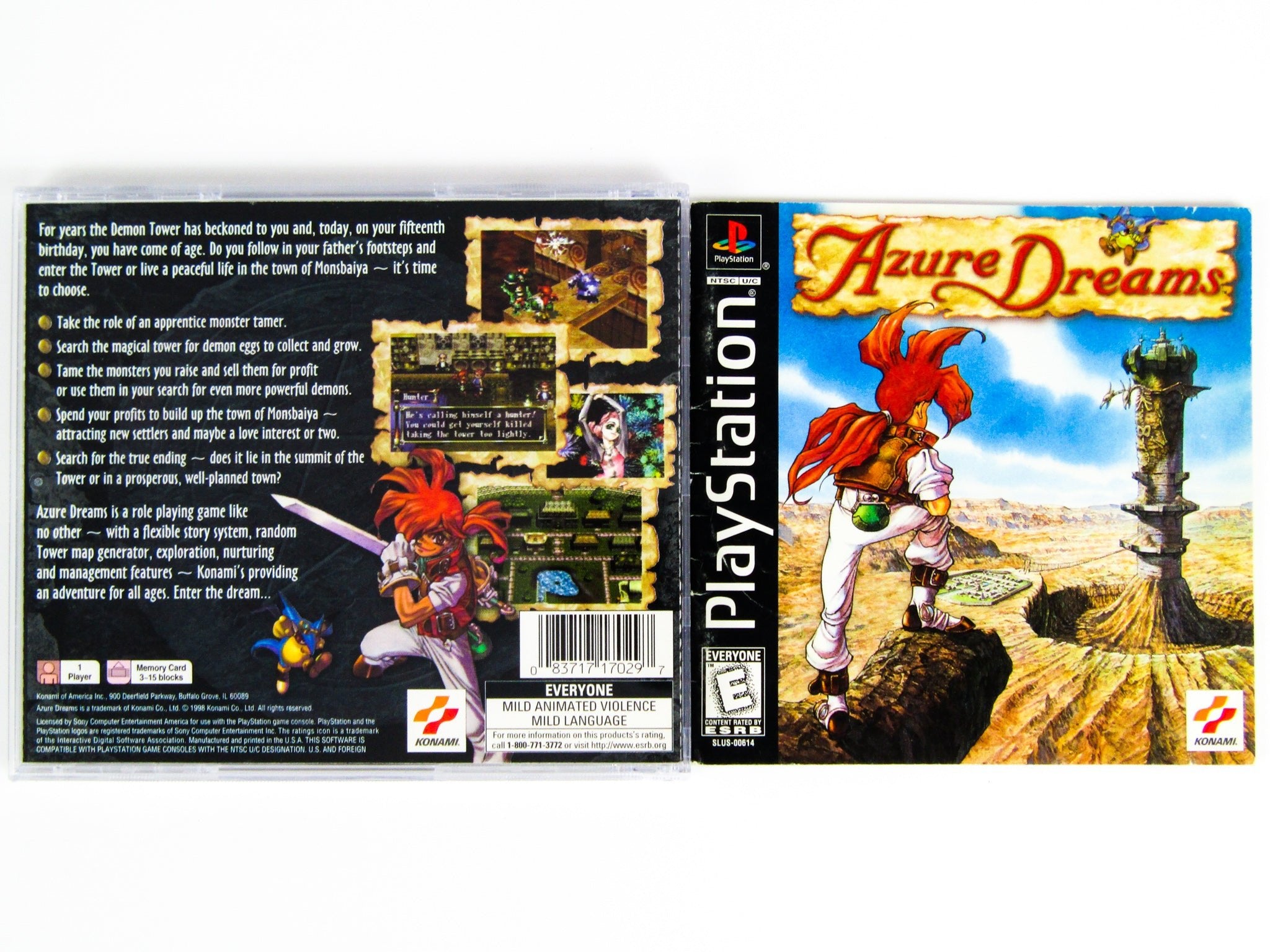 Azure Dreams (Playstation / PS1) RetroMTL