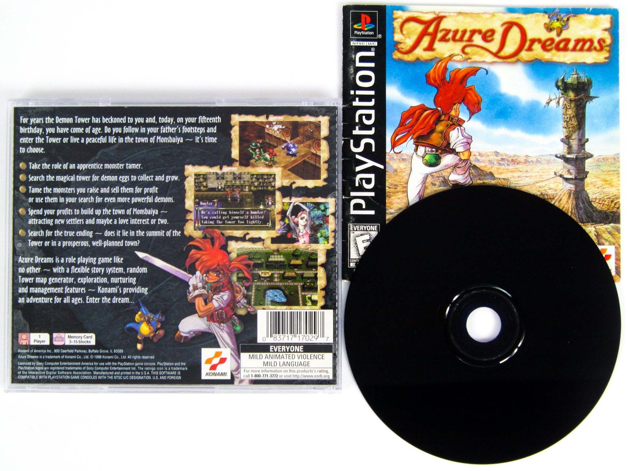 Azure Dreams (Playstation / PS1) - RetroMTL