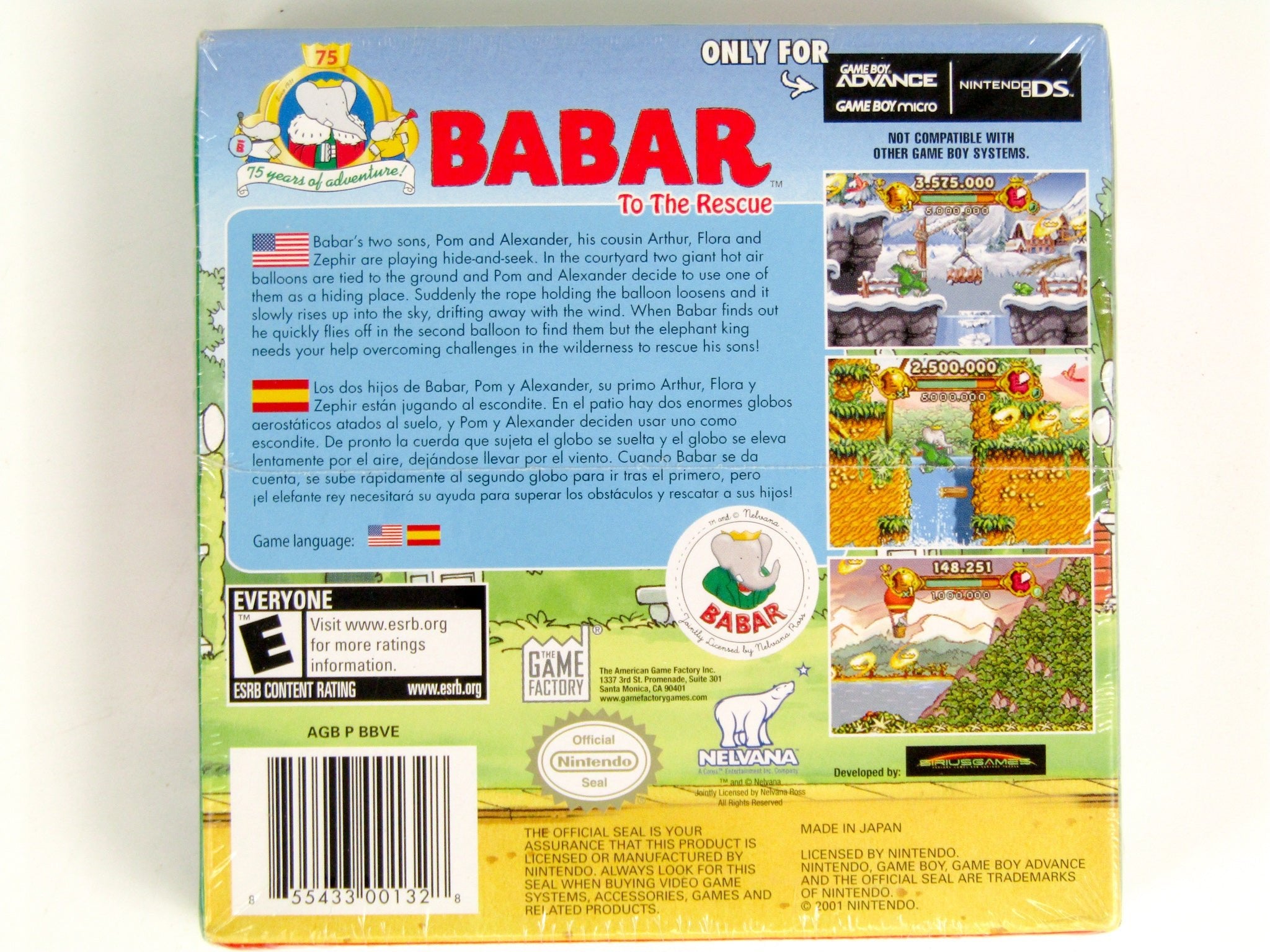 Babar: To The Rescue (Game Boy Advance / GBA) - RetroMTL