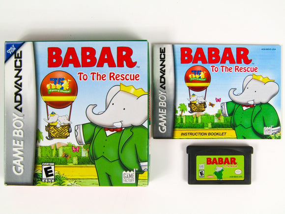 Babar: To The Rescue (Game Boy Advance / GBA) - RetroMTL