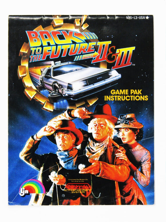 Back To The Future II And III [Manual] (Nintendo / NES) - RetroMTL