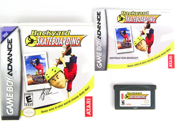Backyard Skateboarding (Game Boy Advance / GBA) - RetroMTL