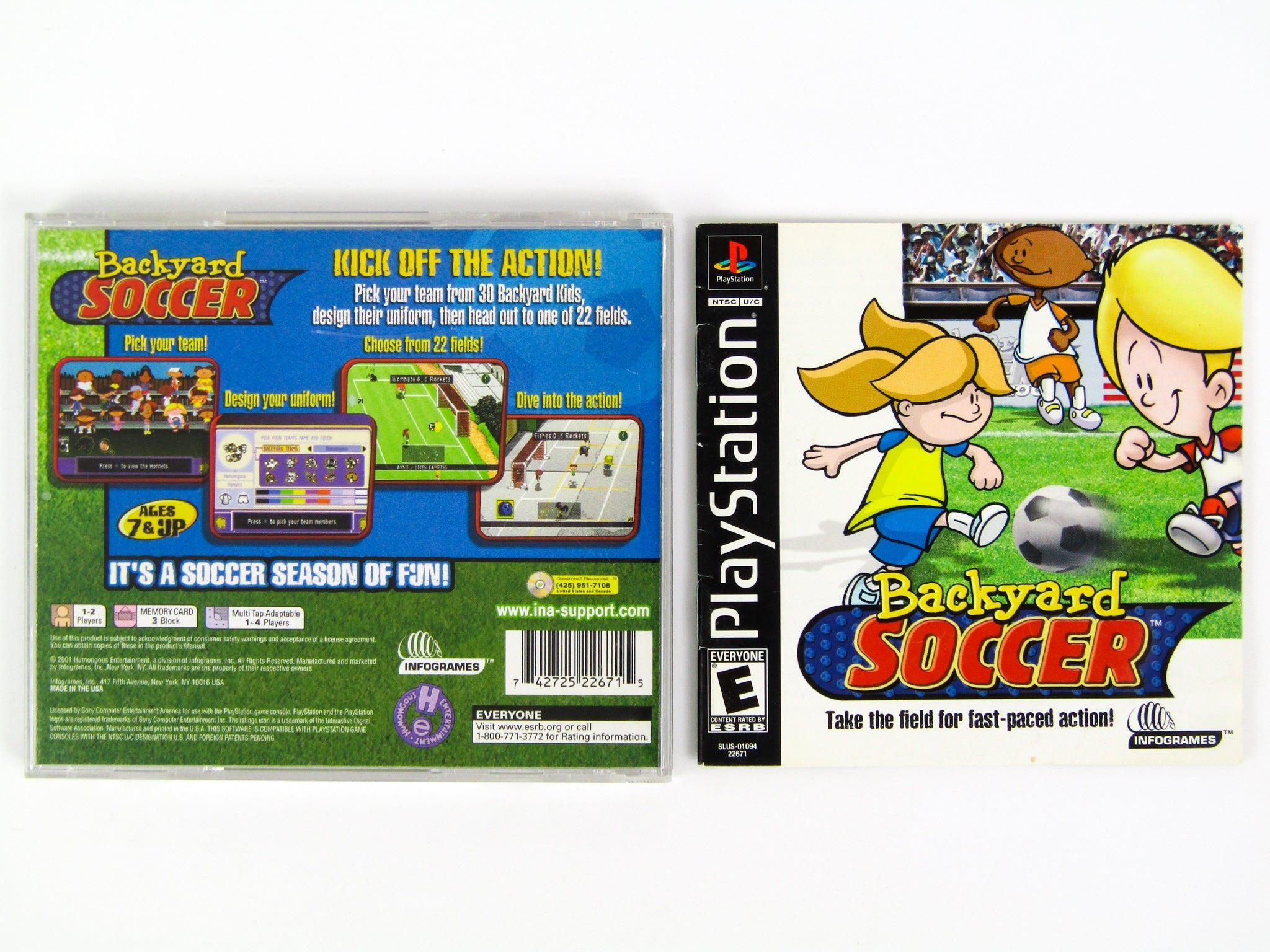 Backyard Soccer (Playstation / PS1) - RetroMTL