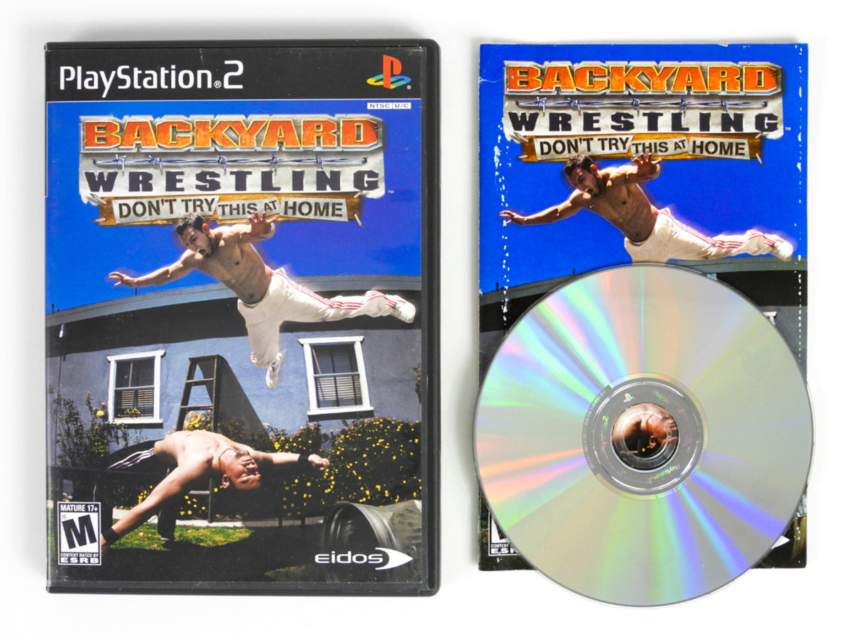 Backyard Wrestling 2 Ps2 Capa+pôster+disco Play 2 Backyard Wrestling 2 Ps2 Capa+pôster+disco Play 2