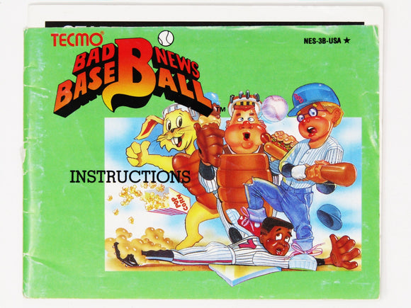 Bad News Baseball [Manual] (Nintendo / NES) - RetroMTL