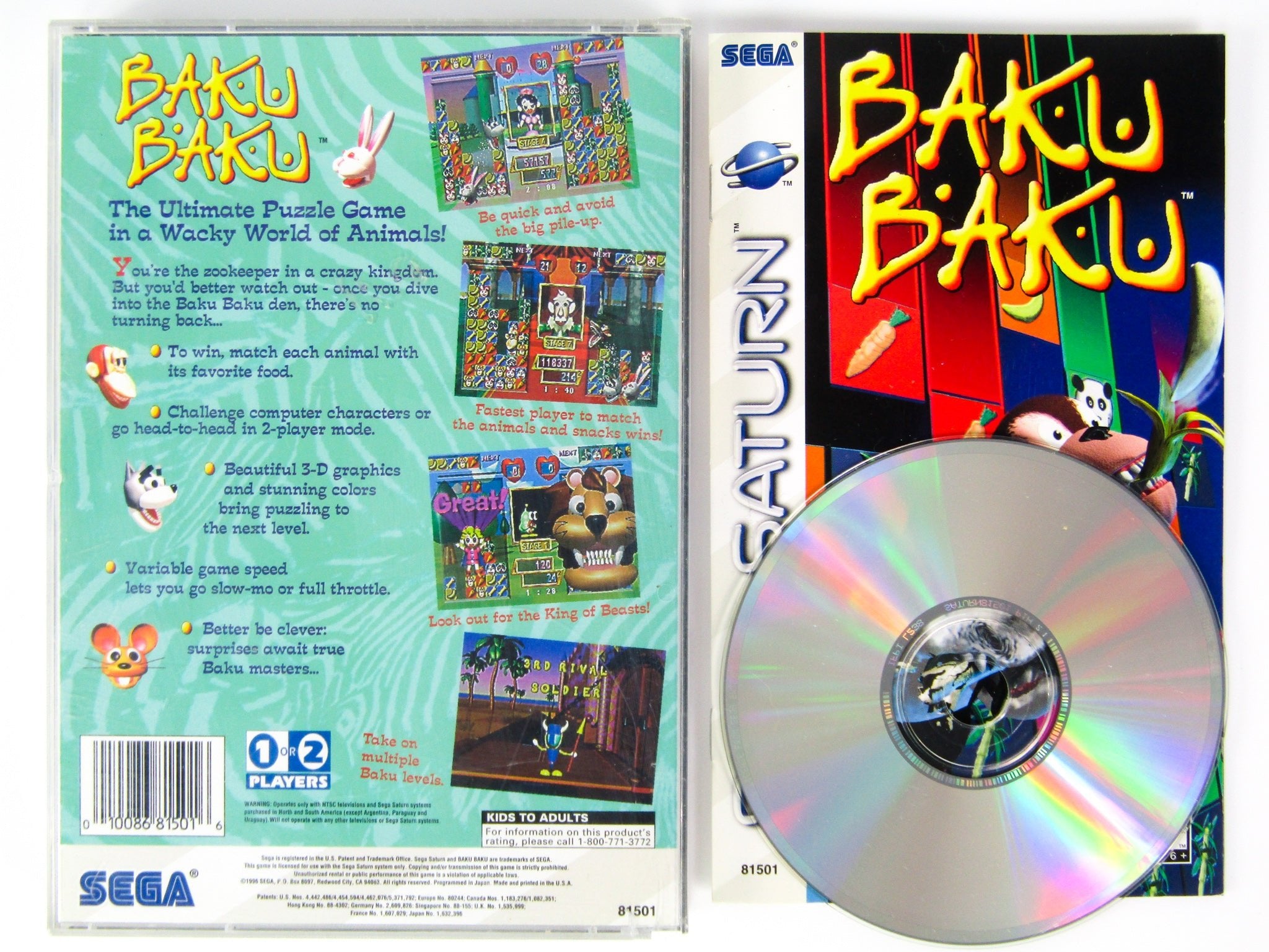 Baku Baku (Sega Saturn) - RetroMTL