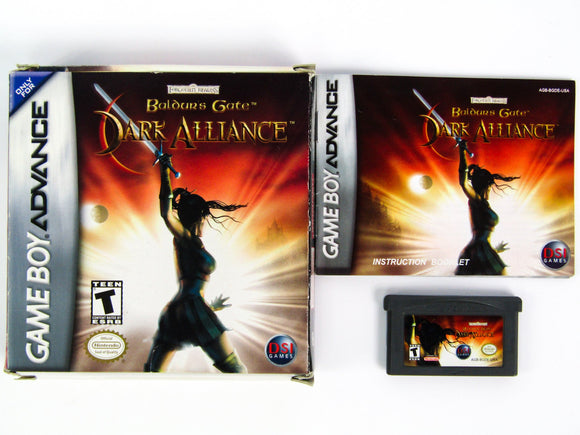 Baldur's Gate Dark Alliance (Game Boy Advance / GBA) - RetroMTL
