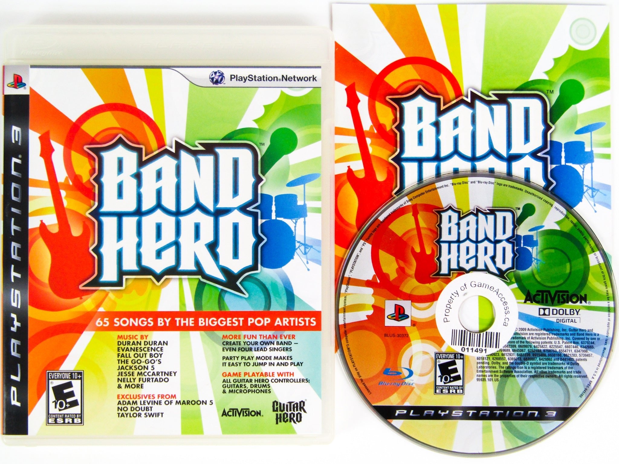 Band Hero (Playstation 3 / PS3) - RetroMTL